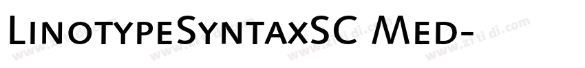 LinotypeSyntaxSC Med字体转换